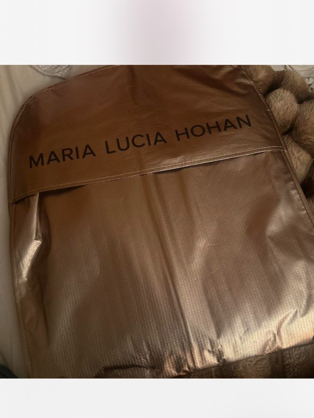 Maria Lucia Hohan Andora Pleated Strapless Gown - Picture 9 of 9